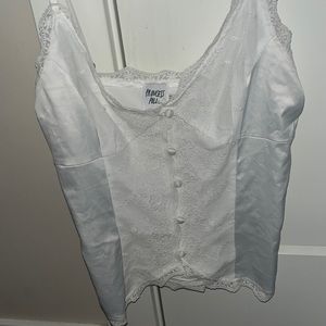 Princess Polly juliana top white